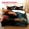 Fantastic Beasts Cute Printed Bedding Set Duvet Cover Pillowcase No Filler, Soft Home Bedroom Decor, Perfect Gift for Fans.chl
