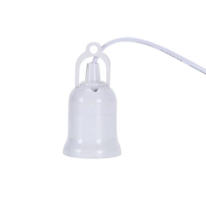 E27 Hanging Lamp Cord with Dual Plug and Independent Switch