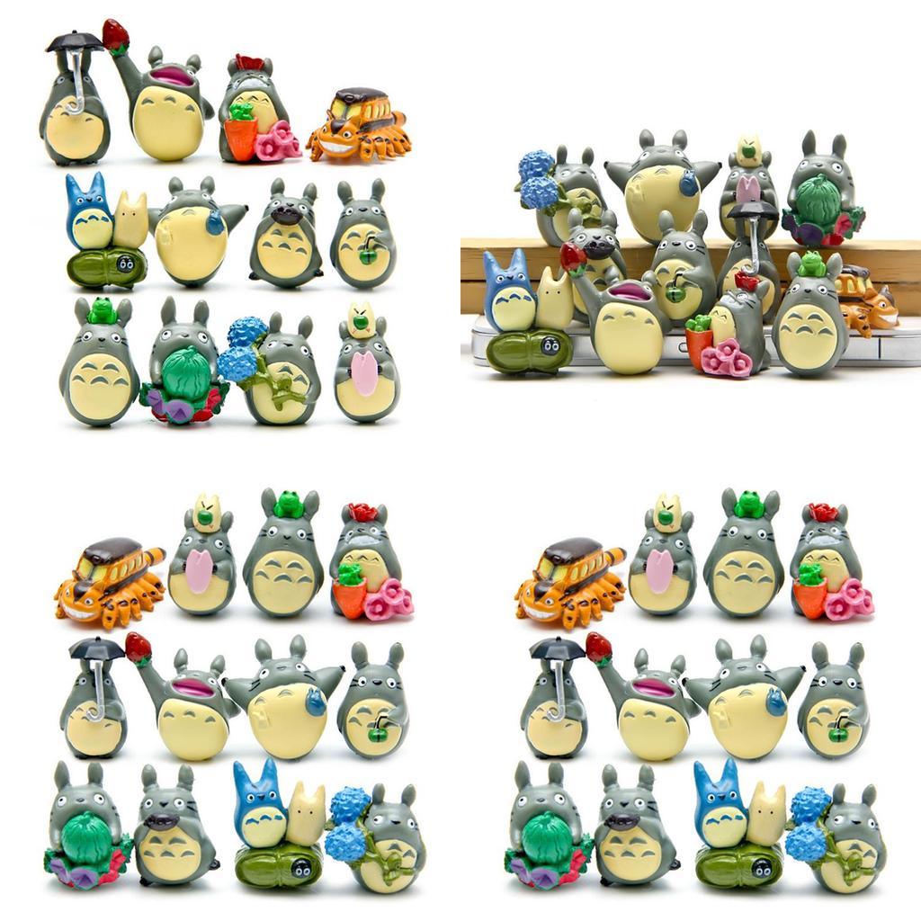 My Neighbor Totoro 12pcs Set Garden Decoration Anime Action Figures For Kids And Collectors