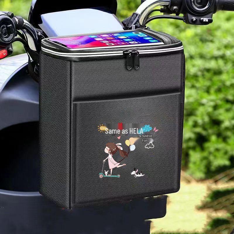 Waterproof Hanging Bag for Electric Scooter: Front Storage Pocket for Phone and Accessories