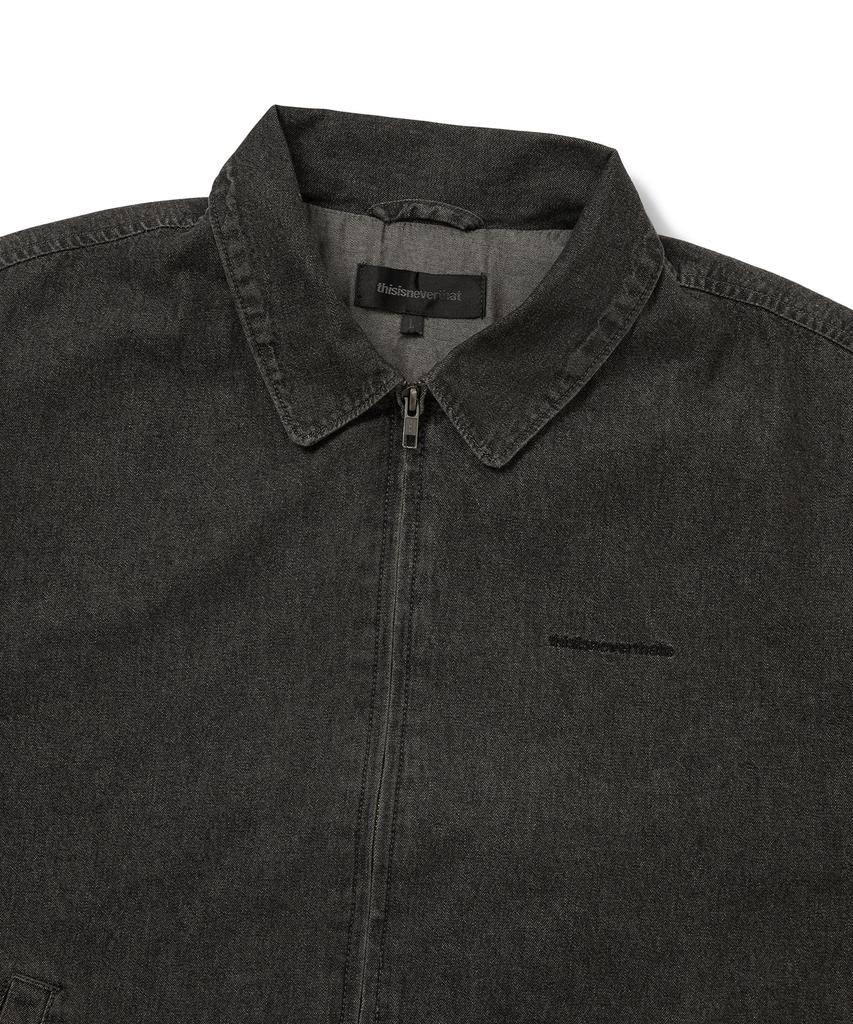 THISISNEVERTHAT Denim Blouson Jacket Dark Brown
