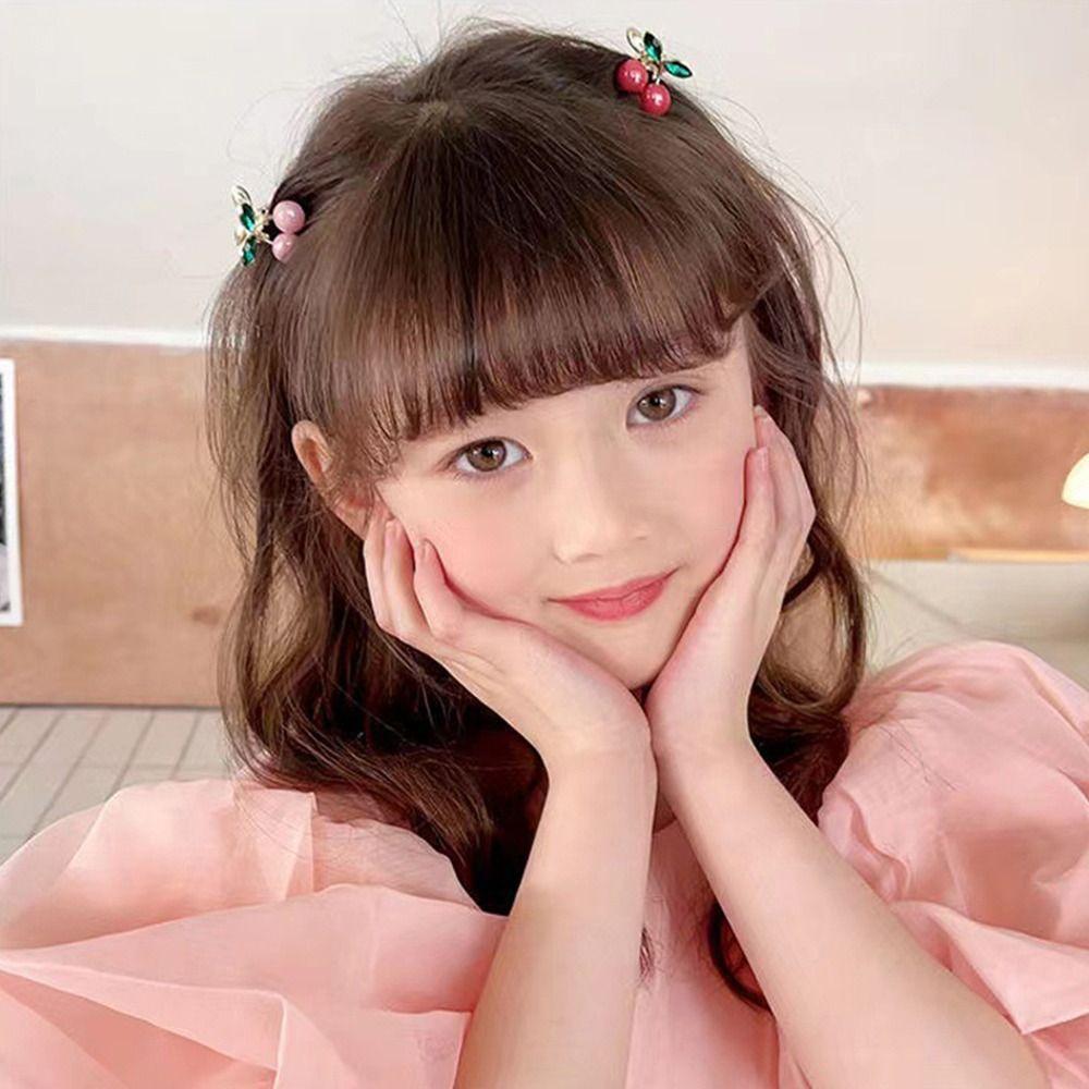 

Rhinestone Headdress Children Mini Shark Clip Girl Hair Claw Korean Style Hair Clip Girl Hairpin