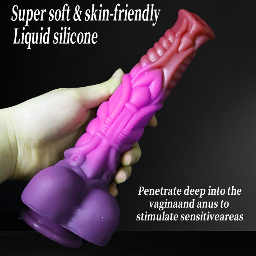 Extra Large Realistic Animal Shape Silicone Anal Plug Huge Thick Anal Dilator For Adult Anal Trainer