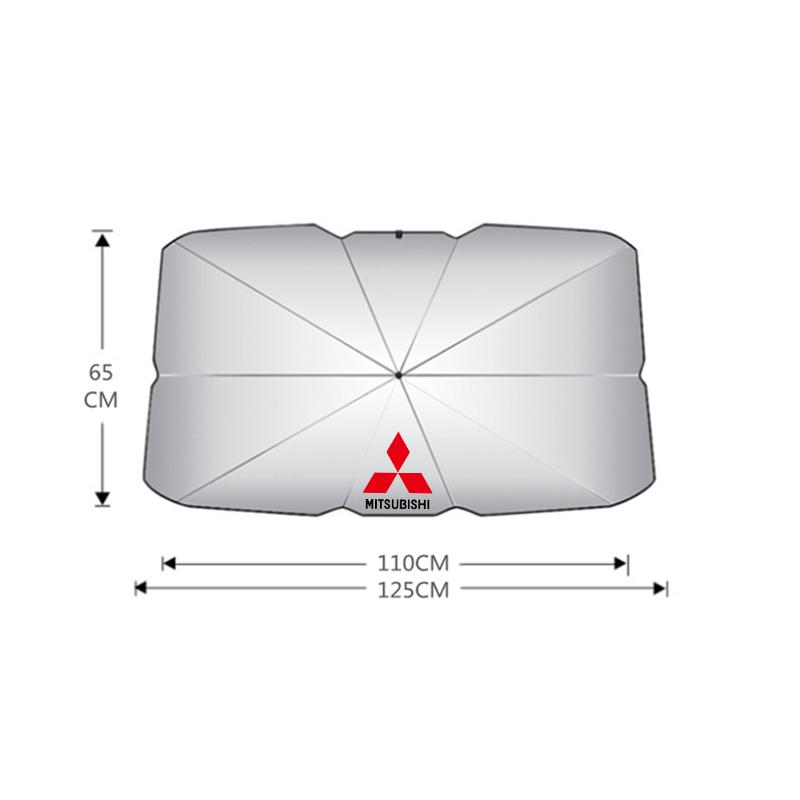 

Car Sunshade Umbrella Car Front Window Sunshade Cover for Mitsubishi Pajero Sport Eclipse Cross L200 Colt Delica Ralliart Triton