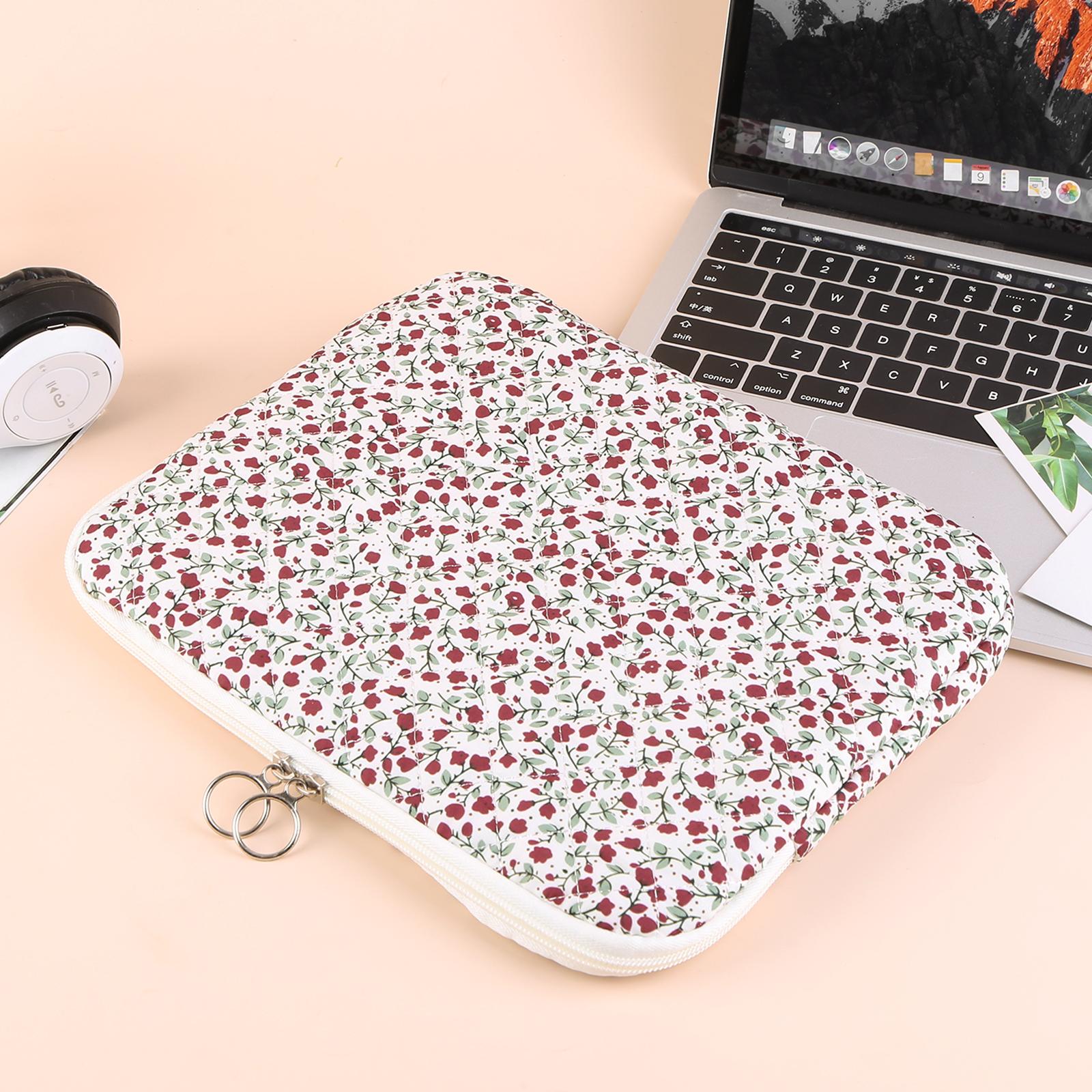 

Модный чехол-футляр для ноутбука с цветочным принтом, защитный чехол для ноутбука, совместимый с 11/13/15-дюймовыми ноутбуками