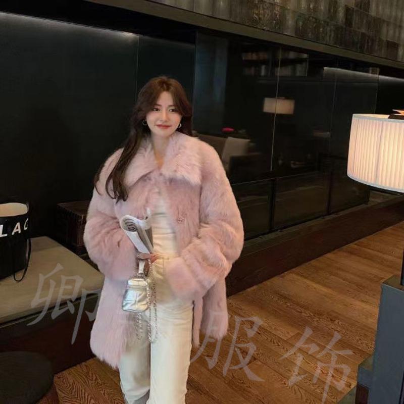 Fur New Coat Women's Autumn and Winter Outer Wear Plush Women's Clothing Loose Trend