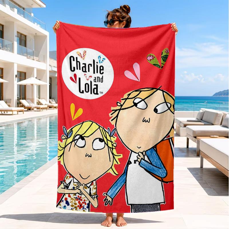 Lola Adventure Beach Towel, Super Soft Microfiber, Perfect Gift for Her/Him, Birthday, for Pool, Beach, Travel, Decor Beach Party