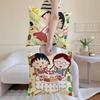 Cute Anime C-Chibi Maruko-chan-MT Pillow Case Printed Brushed Fleece Pillow Baby Skin-Touch Eco-Friendly Dye-Sublimat