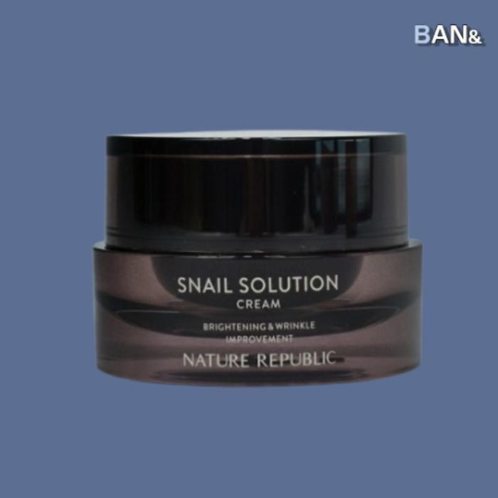 

NATUREREPUBLIC Увлажняющий крем с муцином улитки 52 мл Улиточный крем Осветление Морщины (17503313)