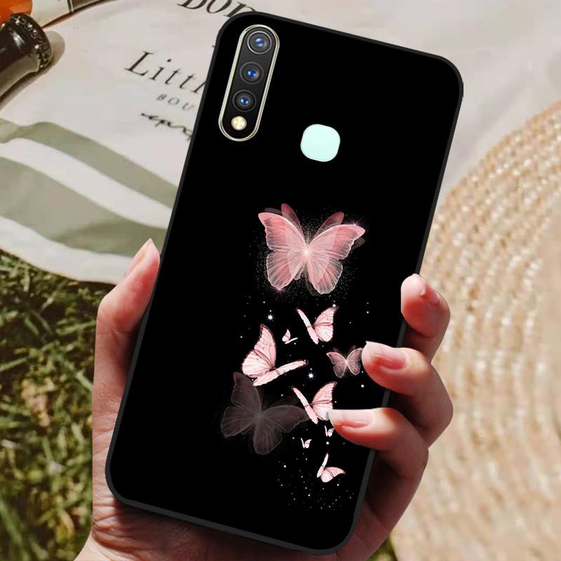 For Vivo Y19 Case Silicone Cover For Vivo 1915 Y19 Y 19 Case 6.53'' Soft TPU Silicon Phone Back Protective Bumper Shells Coque