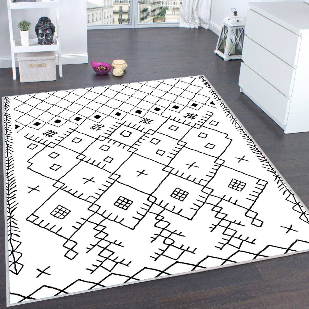 

Eliana Home Моющийся ковер с принтом LNA0118-SD557 50x80 белый