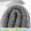 1 Paar Schwarze Unisex Halbfinger Fingerlose Handschuhe Für Damen Herren Wolle Strick Handgelenk Baumwolle Gothic Handschuhe Winter Warm Trainingshandschuhe