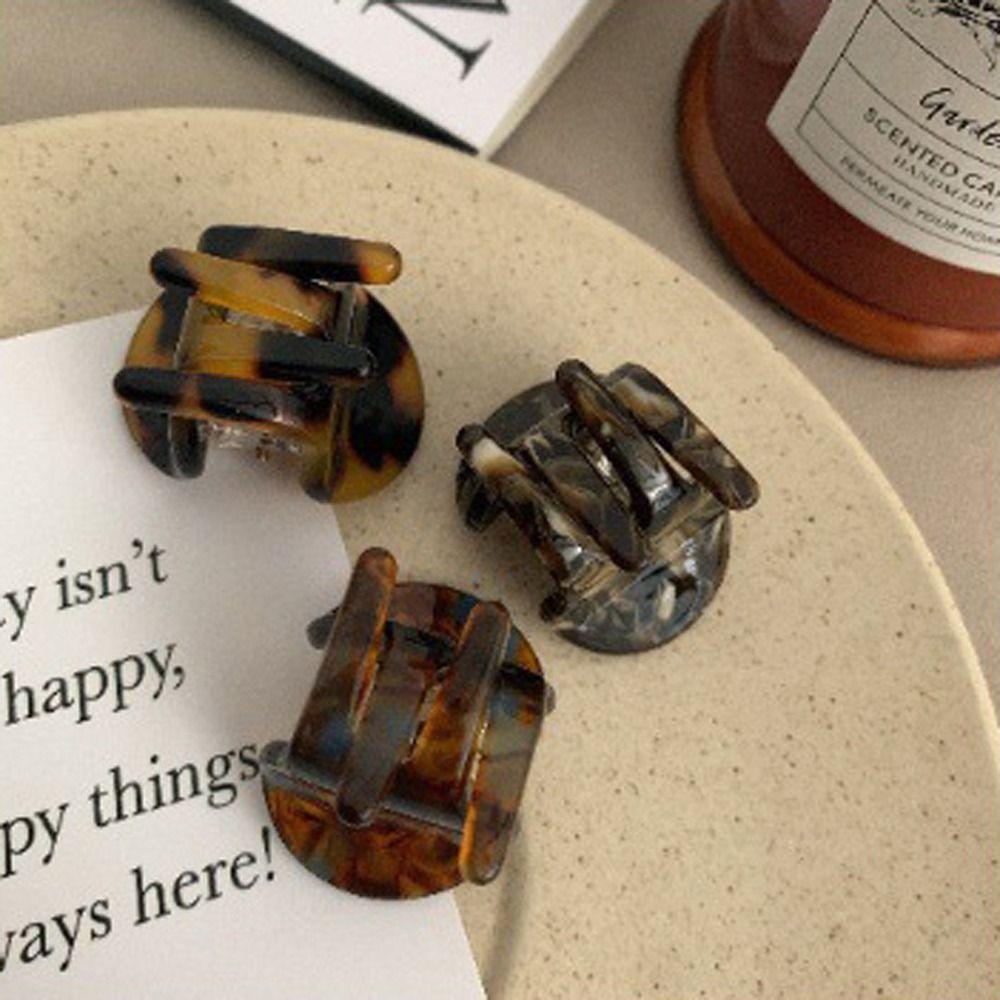 Mini-Haifisch-Klammer Zopfhalter Party Koreanische Haarspangen Buchstabe Acetat-Haarkralle Damen Haarklammern