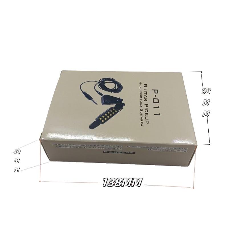 1 Set Diy Accessories Guitar Pickup Acoustic Guitar Sound Hole Pickup Magnetic With Audio Cable Tone Volume Controller