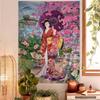 Japanese Geisha Hanging Bohemian Tapestry Hanging Tarot Hippie Wall Rugs Dorm Home Decor