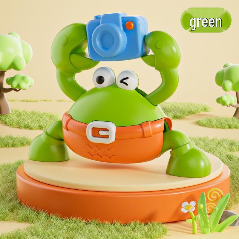 In Stock Cartoon Wind-up Crawling Crab Educational Toy for Early Learning - Children s Gift