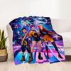 Huntrxx: Neon Warriors Blanket Durable Comfort Great for Picnics Bedding Seaside All-Season Use Warmthful Decor