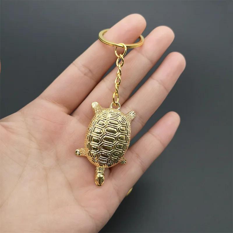 Fashion Feng Shui Golden Money Turtle Lucky Fortune Wealth Home Office Decoration Tabletop Ornaments Lucky Gift