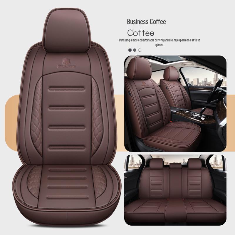 All-Season Universal Leather Car Seat Cushion Cover