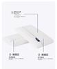 Luxury hotel-quality memory foam pillow with breathable cooling cover for neck and shoulder comfort, designed to reduce neck pain, and designed for