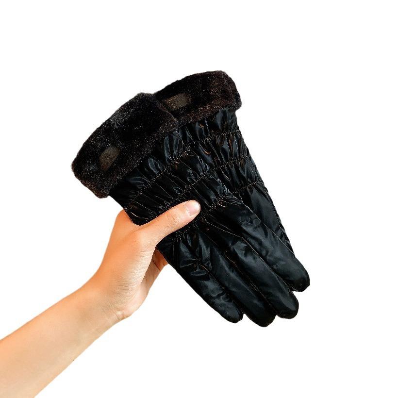 FallSeason and ColdSeason Style Warm Gloves Ladies Driving Plus Velvet Warm Touch Screen Non Slip ColdSeason Skiing Waterproof Cycling
