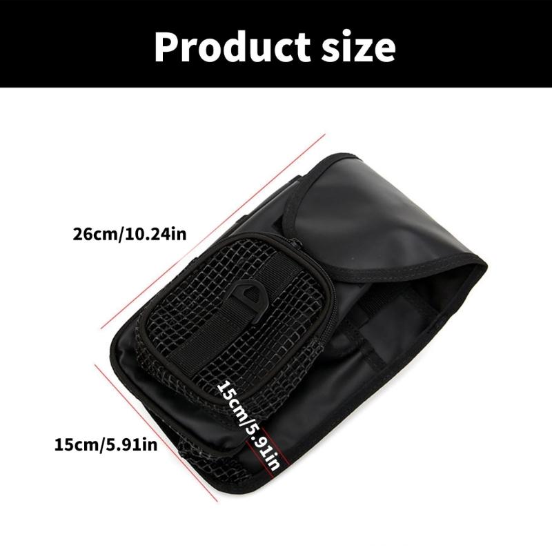 Diving Net Bag with Buckles Clip Outdoor Swimming Diving Side Mount Bag Underwater Light Weight Storage Bag