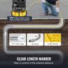 Sewer Camera 98 ft/30m Self-Leveling Drain Camera with 9" Screen 36X Zoom