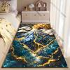 Volcanic eruption meets ceramic beauty carpet Yoga living room room decor children's crawling mat doormat area rug