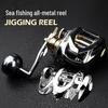 All-Metal Black Fish Baitcasting Fishing Reel - Slow Jigging & Thunder Frog