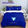 Set Copripiumino Trapuntato con Motivo Malmö FF Decorazione per la Casa Regalo (1 * copripiumino + 2 * federe senza imbottitura)