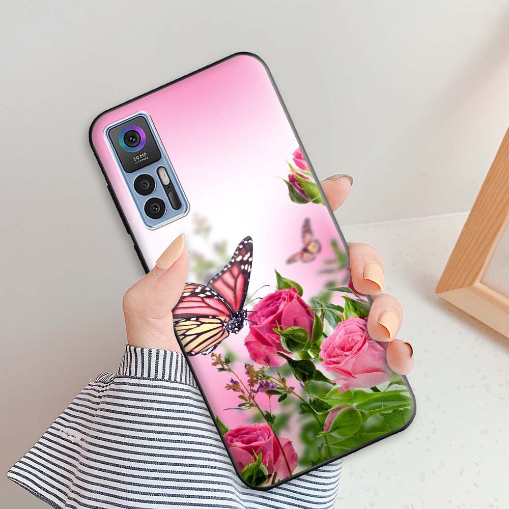 For TCL 30 Plus Case TCL 30 5G Luxury Silicone Back Cover Cases for TCL30 30Plus Shockproof Bumper Fundas TCL 30 5G Phone Bags