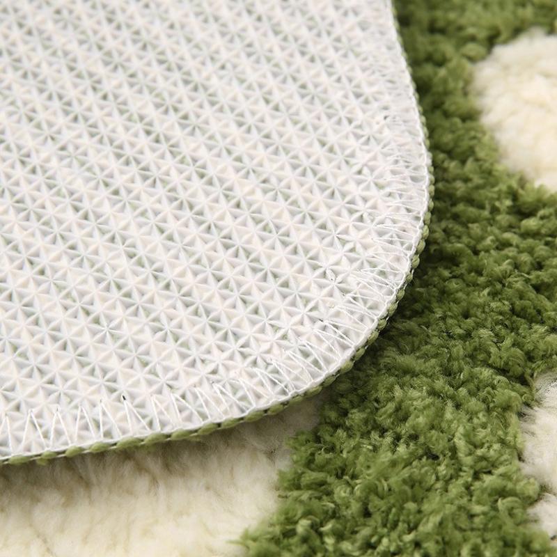 Cartoon Foot Shaped Toilet Mat Absorbent Non-Slip Mats Comfortable Resistant Carpet Washable Household Door Pads Nordic Style Thickened Bathroom Mat