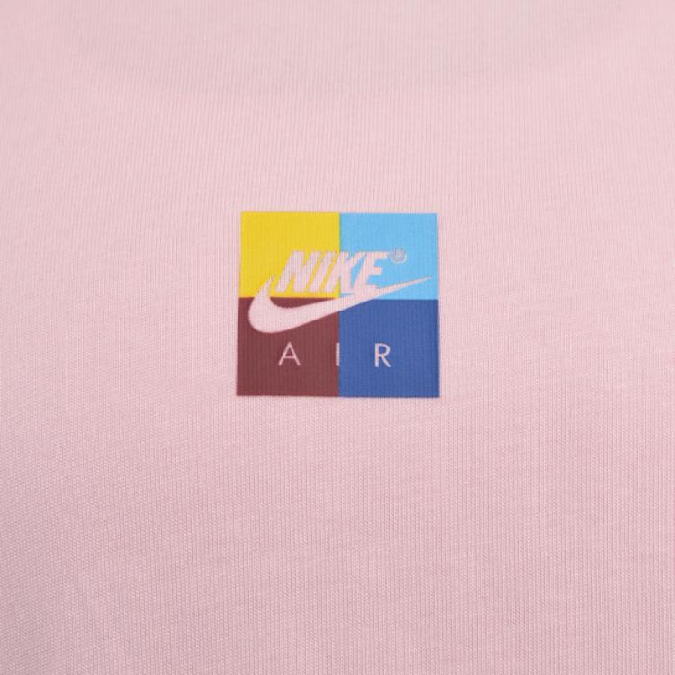 Nike Letter Print Round Neck Short Sleeve T-Shirt Unisex Tops Medium-Soft-Pink FD8541-690