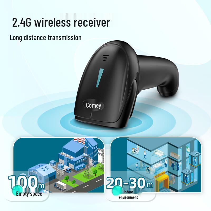 Comet EW-3200 Wireless 1D/2D Barcode Scanner