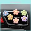 Cartoon Flower Car Air Vent Decoration Aromatherapy Perfume Long-lasting Fragrance Car Fragrance