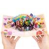 Elegant 3D Popup Birthday Greeting Card with Rainbow Theme Colorful Design Perfect Gift for Women Men and Children