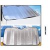 140x70CM Car Window Sun Shade Windshield Snow Ice Anti-UV Protection Front Rear Windshield Block Cover Visor Auto AccessoriesWindshield Sunshades 1