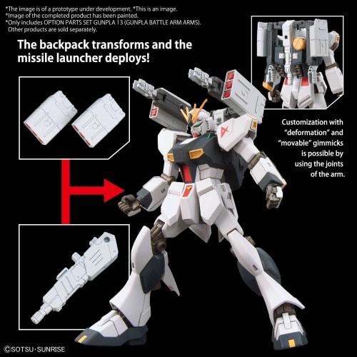 BANDAI SPIRITS Súprava voliteľných dielov Gunpla 13 (Bojové ramená Gunpla)