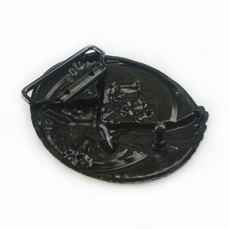 Men's Punk Cowboy Western-Style Belt Buckle – Mountain Eagle Design