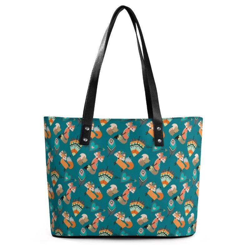 Tote Handbag Shoulder Handbag Large Capacity Trendy Niche Digital Color Printing Tote Bag