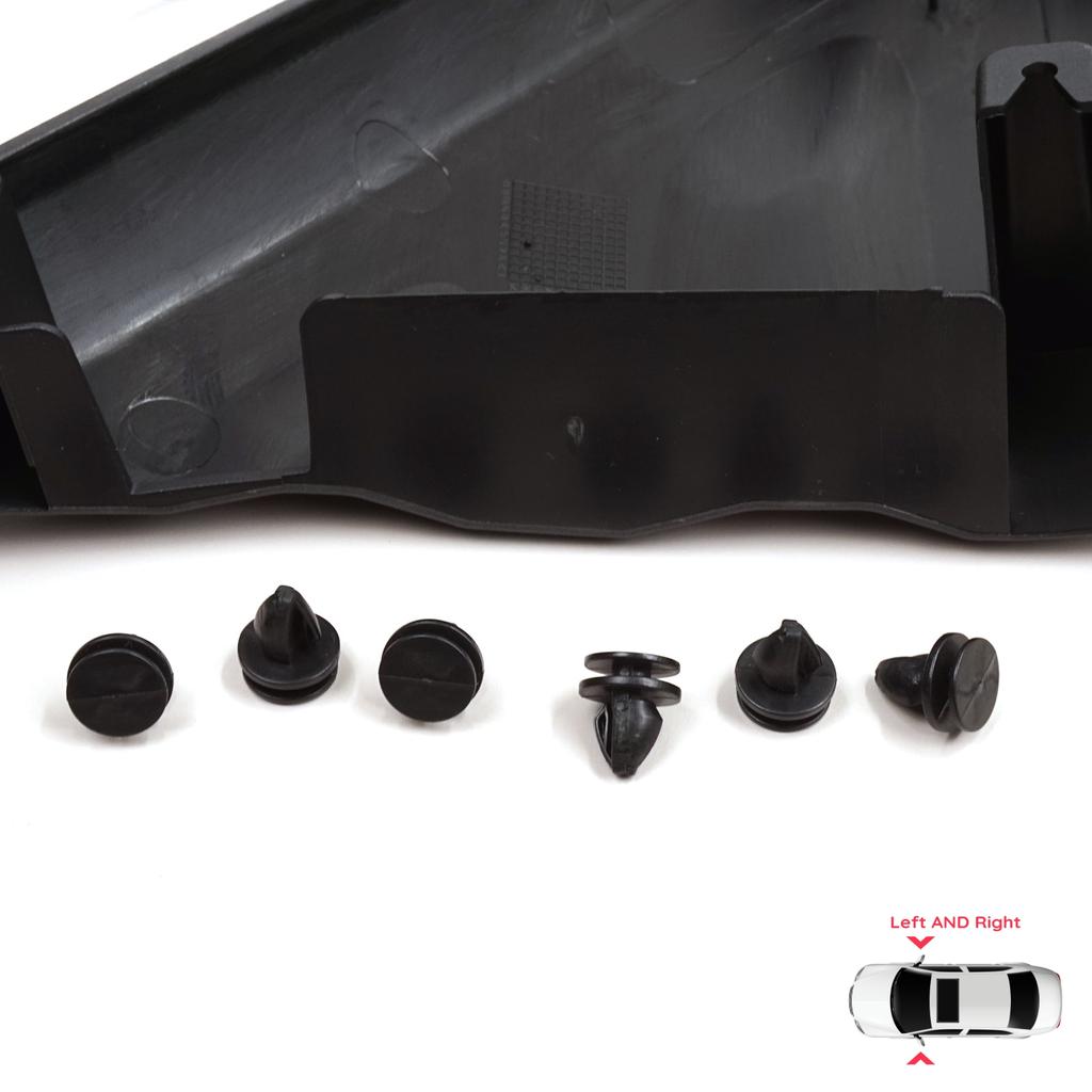 ESP1221 Side View Mirror Door Triangle Fender Trim Cover Set for Ford Transit MK8 T18 V363 2013-2024 2016818 2016819