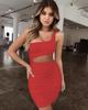 2025 Summer European & American Women's One-Shoulder Bodycon Dress - Sexy Nightclub Fashion Bestseller