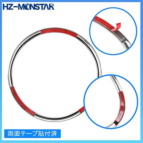 Steering Wheel Center Ring for Mazda 3 Axela Steering Wheel Center Ring with Double-sided Tape Attached Car Decoration Interior Chrome Finish Shi