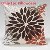 Geometric Color Flower Pillow Cover Polyester Fabric Modern Decor For Living Room