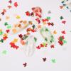 12 Color Maple Leaf Holographic Shiny Nail Art Glitter Sequins Manicure Decor