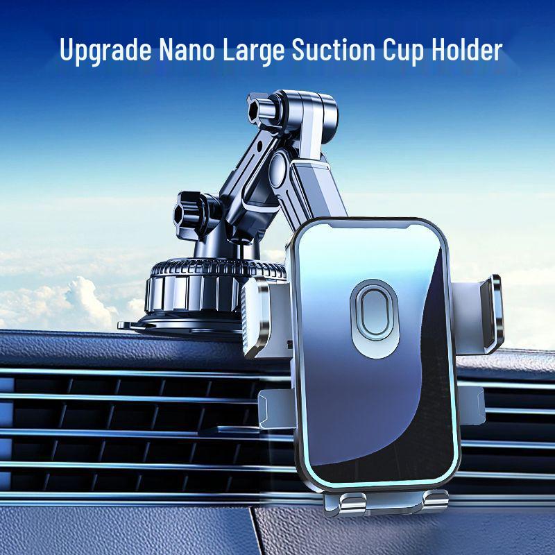 

2026 Model Ultra-Stable Truck Phone Holder with Extended Arm and Large Suction Cup for Center Console Navigation