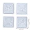 Coasters Molds for Epoxy Resin Animal Coaster Mould for Resin Casting Art Molds