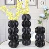 Nordic Black & White Onion Twist Candlestick Vase Ornament for Home Decor