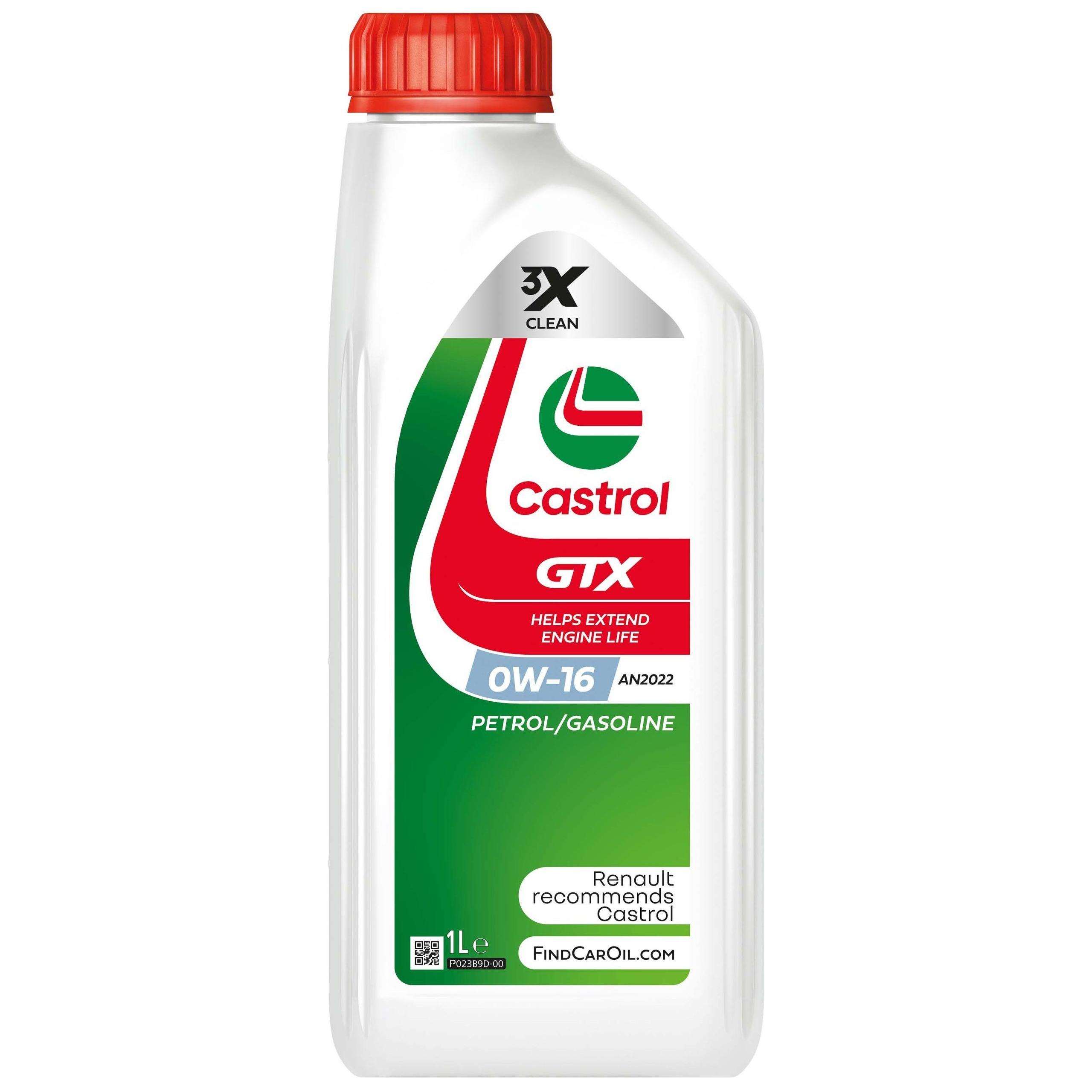 Castrol GTX 0W-16 AN2022 Dzinēja eļļa