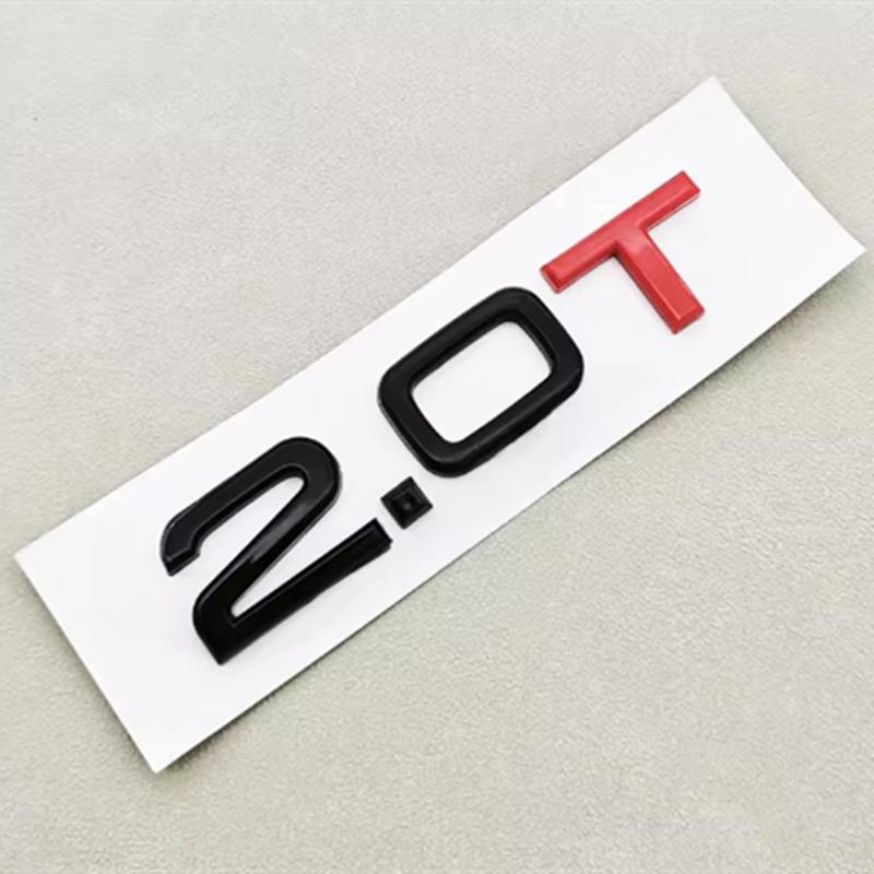 2026 Hot ABS Letters Car Sticker Rear Trunk Badge Logo 1.8T 2.0T 3.0T Emblem For Audi A3 A4 A5 A6 A7 A8 Q2 Q3 Q5 Q7 Q8 Car Accessories